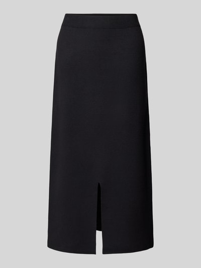 Christian Berg Woman Midirok met loopsplit Zwart - 2