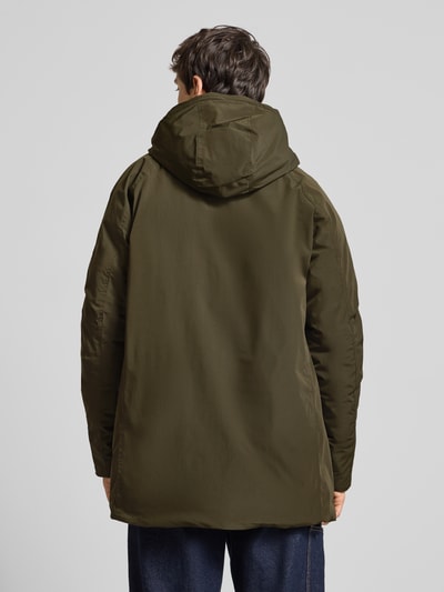 Jack & Jones Parka met capuchon, model 'WOOD' Olijfgroen - 5