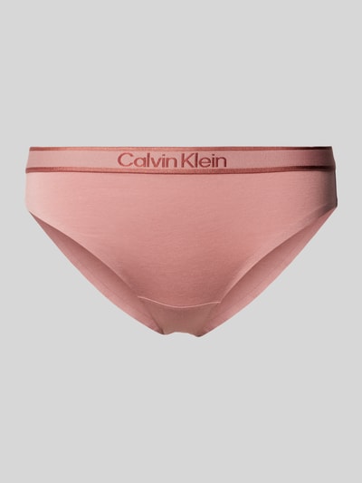 Calvin Klein Underwear Slipy z paskiem z logo Fiołkoworóżowy 1