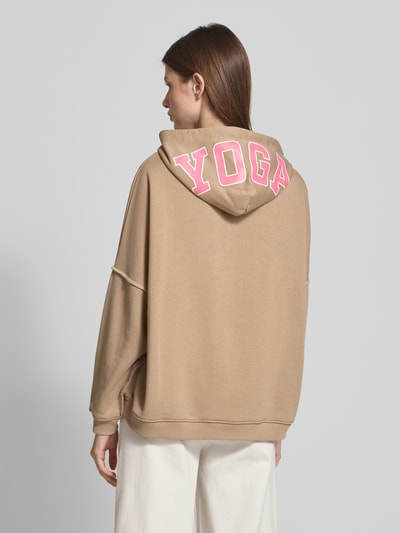 miss goodlife Oversized Hoodie aus reiner Baumwolle mit Känguru-Tasche Sand 5