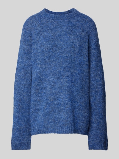 Noisy May Gebreide pullover met ribboorden, model 'SUTTON' Koningsblauw - 1