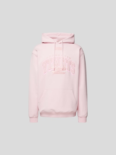 VTMNTS Oversized Hoodie mit Label-Detail Rosa 2