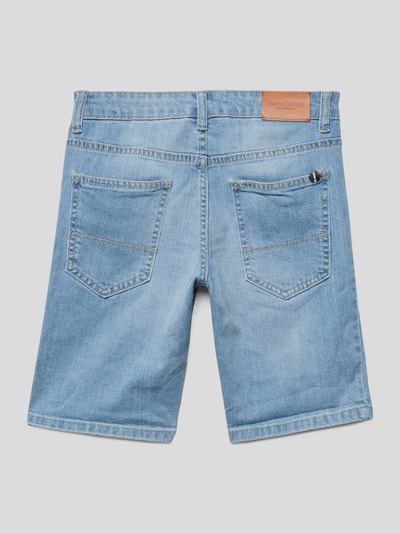 Marc O'Polo Jeansshorts mit Label-Patch Hellblau 3