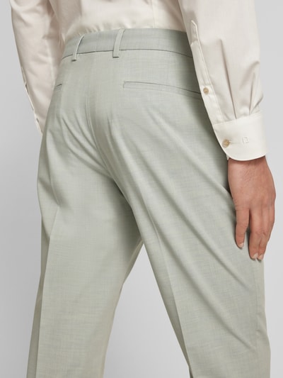 s.Oliver BLACK LABEL Regular Fit Anzughose in Flammgarnoptik Hellgruen 3