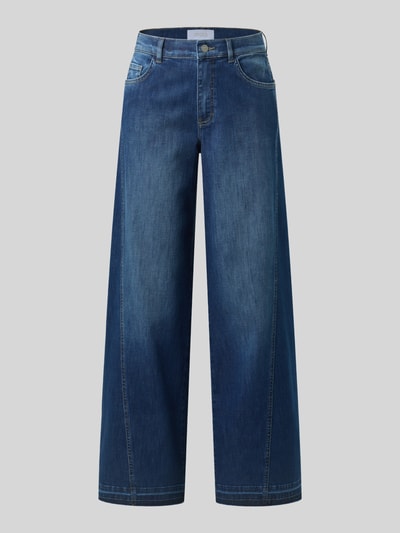 ANGELS Wide Leg Jeans aus Baumwoll-Mix Modell 'Liva Edgy' Dunkelblau 2