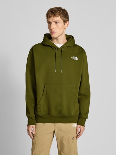 The North Face Bluza z kapturem z wyhaftowanym logo Oliwkowy 4