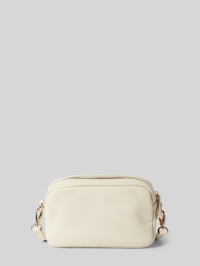 VALENTINO BAGS Handtas met labelapplicatie, model 'BRIXTON' Ecru - 3