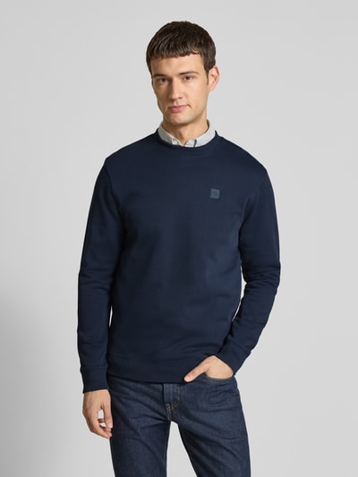 Scotch & Soda Sweatshirt mit gerippten Abschlüssen Marine 4