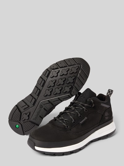 Timberland Sneaker aus Leder-Mix Modell 'TRECKER' Black 4
