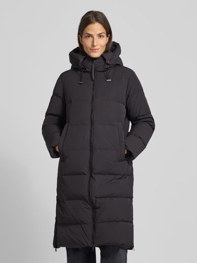 IQ Studio Daunenmantel mit 5000 Wassersäule und Zweiwege-Reißverschluss Black 4