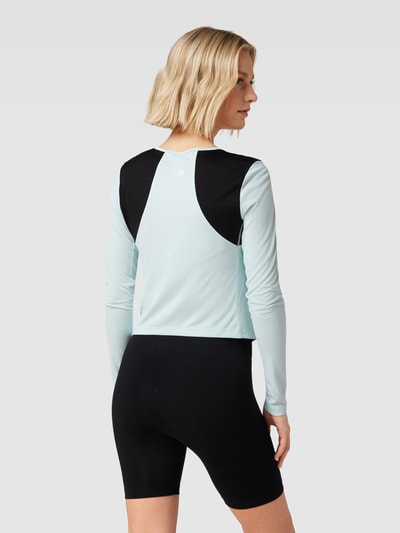 The North Face Longsleeve in Two-Tone-Machart Hellblau 5