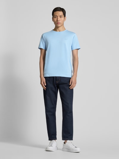 JOOP! JEANS T-Shirt mit Label-Print Modell 'Alphis' Hellblau 1