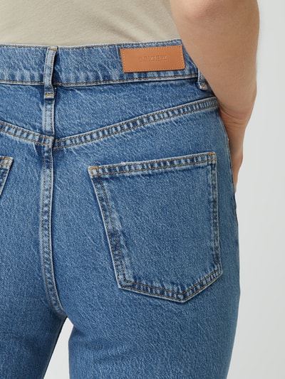 Review Jeansy o kroju regular fit ze streczem Ciemnoniebieski 3