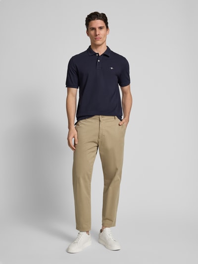 Gant Regular Fit Poloshirt mit Label-Stitching Marine 1