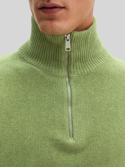 Marc O'Polo Pullover mit Troyerkragen Gruen 3