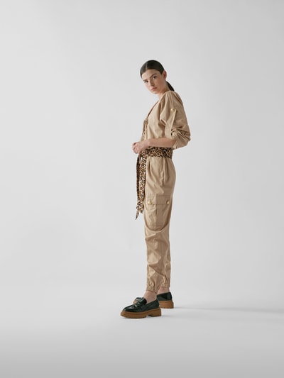 Dundas Jumpsuit mit V-Ausschnitt Sand 4