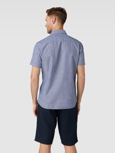 JACK & JONES Premium Freizeithemd mit Label-Stitching Modell 'SUMMER' Hellblau Melange 5