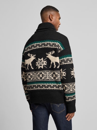Polo Ralph Lauren Gebreide pullover met opstaande kraag Zwart - 5