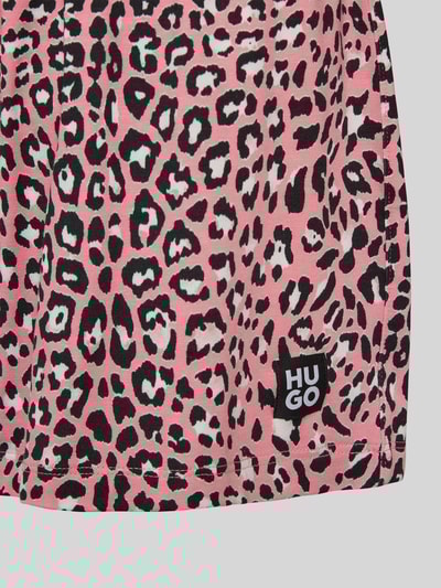 HUGO Korte pyjamabroek met elastische band, model 'NIKKA' Felroze - 2