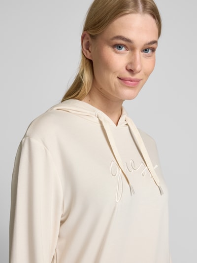 Guess Oversized Hoodie mit Tunnelzug Modell 'LUCIA' Beige 3