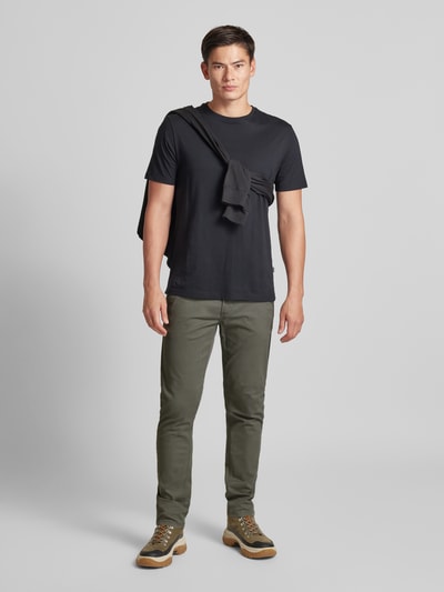 camel active Chino met Franse steekzakken Grafiet - 1