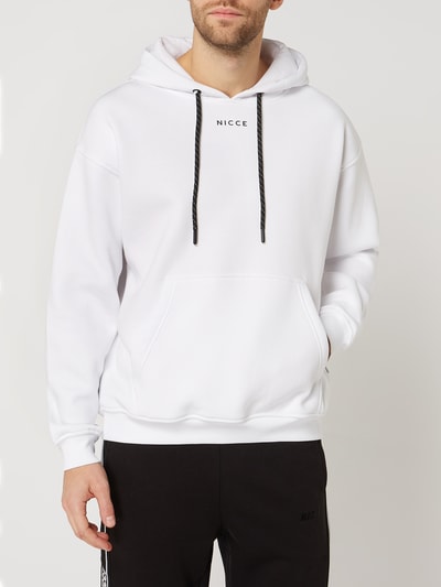 Nicce London Hoodie mit Logo-Print Modell 'Mede' Weiss 4