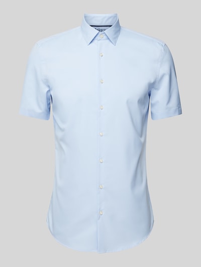 Jake*s Slim Fit Business-Hemd mit 1/2-Arm Bleu 2