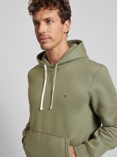 Tommy Hilfiger Loose Fit Hoodie mit Kapuze Oliv 3