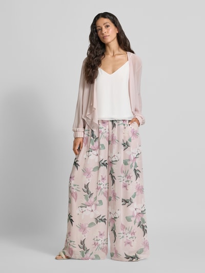 Christian Berg Cocktail Top bluzkowy o luźnym kroju z dekoltem w serek Écru 1