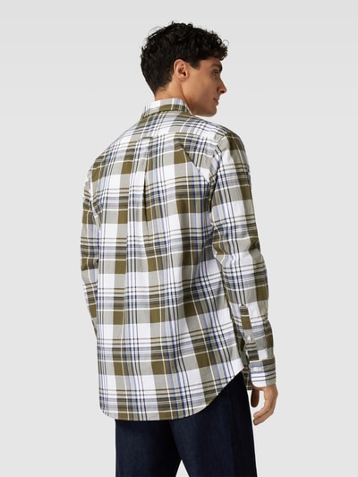 Gant Freizeithemd mit Tartan-Karo Oliv 5