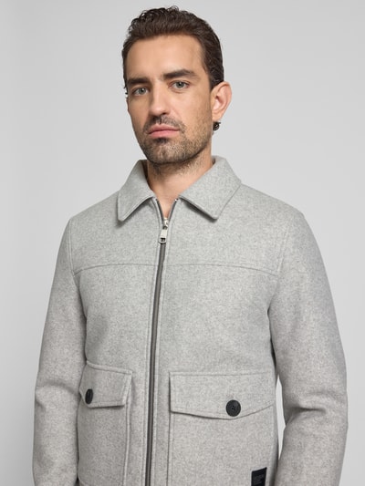 MCNEAL Jas met kentkraag Middengrijs gemêleerd - 3