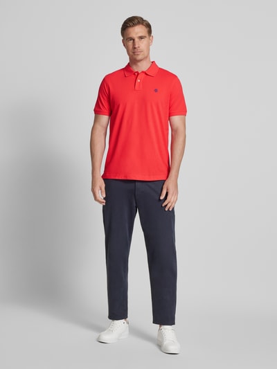 MCNEAL Regular fit poloshirt met labelstitching Lichtrood - 1