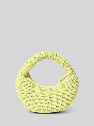 HUGO Henkeltasche aus Strohgeflecht Modell 'ZEYA' Hellgruen 4