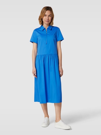 JOOP! Midikleid mit Umlegekragen und Reißverschluss Bleu 4