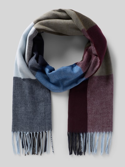 MCNEAL Sjaal in gebreide look Donkerblauw - 1