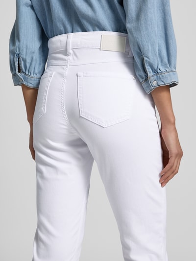 Angels Caprijeans aus Denim mit Umschlag Modell 'Capri' Weiss 3