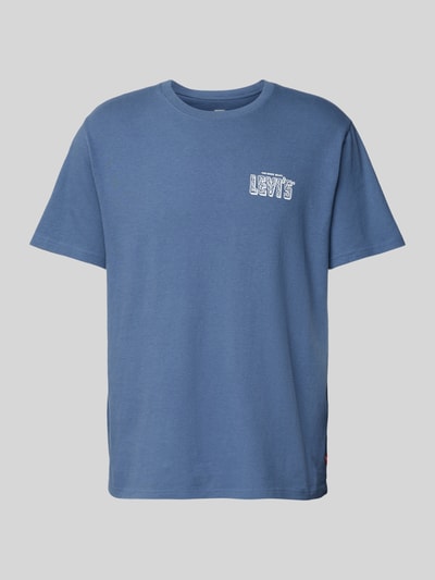 Levi's® Relaxed Fit T-Shirt mit Label-Print Rauchblau 2