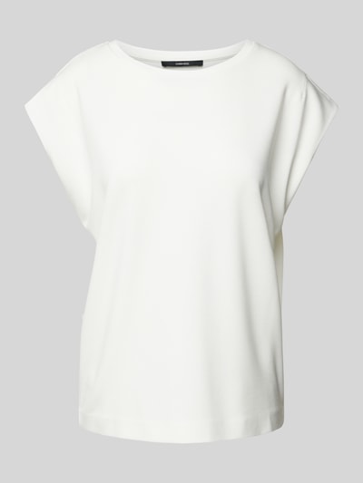 Someday T-shirt z okrągłym dekoltem model ‘Ujanet’ Złamany biały 2