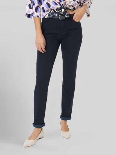 Brax Slim Fit Schmale Hose aus Lyocell-Mix mit Modal-Baumwoll-Anteil Modell 'SHAKIRA' Marine 4