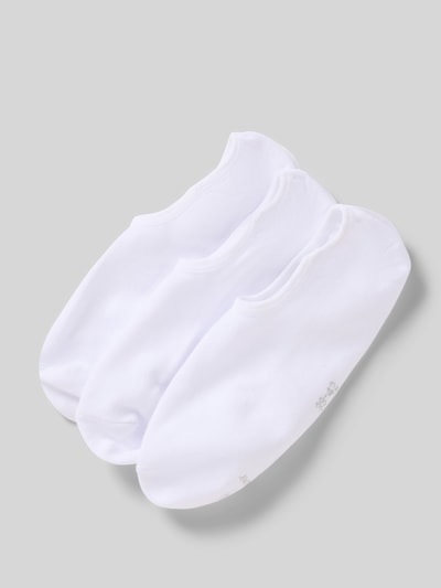 Produktfoto, Füßlinge mit elastischem Bund im 3er-Pack von s.Oliver RED LABEL, biały, bawełniany mix z dodatkiem stretch, widoczne tekstury tkaniny