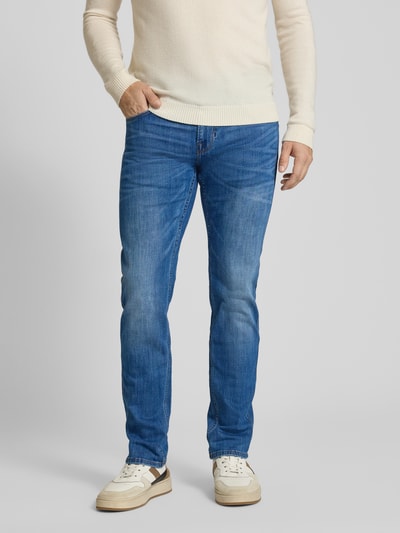 PME Legend Regular fit jeans in used-look, model 'Nightflight' Lichtblauw - 4