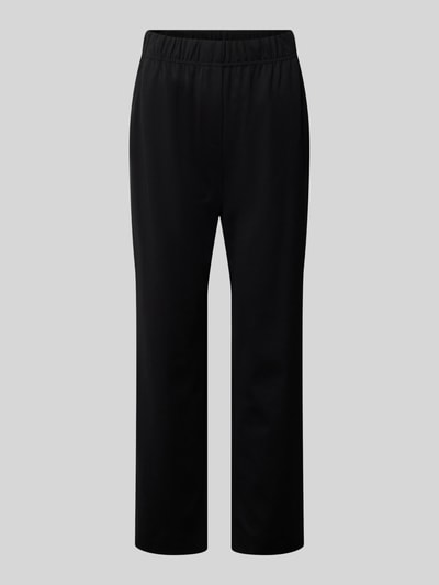 Weekend Max Mara Regular Fit Hose aus Lyocell-Mix Modell 'ELFO' Black 1