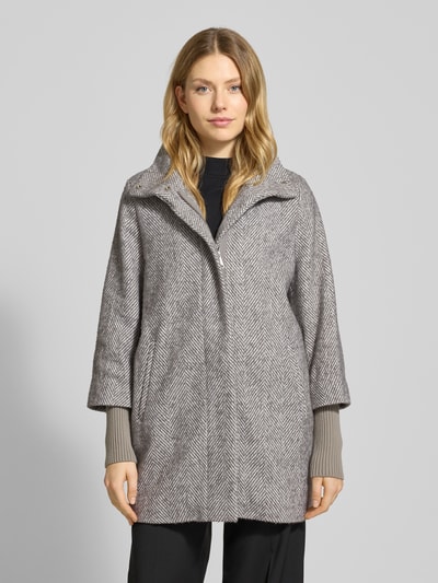 Christian Berg Woman Selection Mantel mit Eingrifftaschen Mittelgrau Melange 4