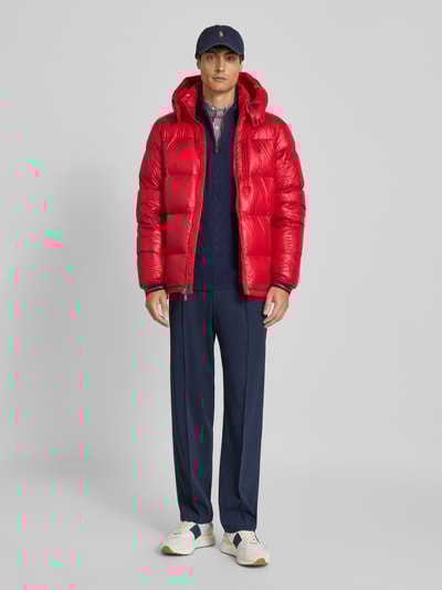 Polo Ralph Lauren Steppjacke mit Label-Stitching Rot 1
