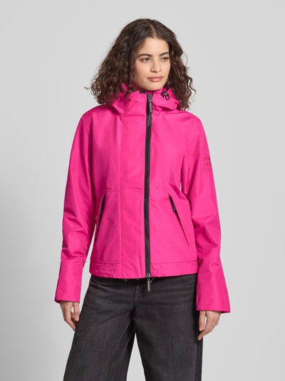 Superdry Windbreaker mit Zweiwege-Reißverschluss und Logo-Stitching Pink 4