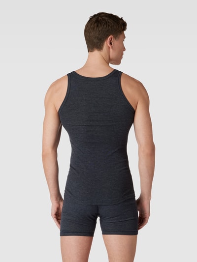 Götzburg Wäsche Tanktop met streepmotief Marineblauw - 5