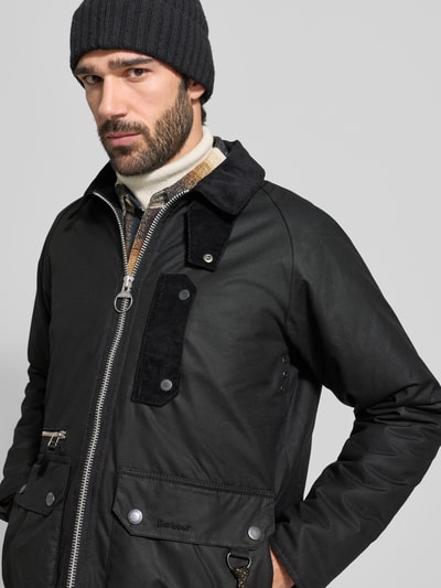 Barbour Regular Fit Parka aus reiner Baumwolle Black 3