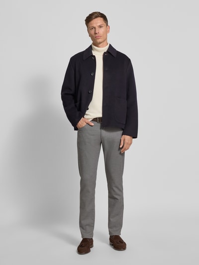 bugatti Regular fit broek met viscose, model 'Cordoba' Middengrijs - 1