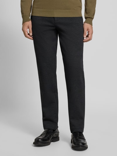 Lindbergh Stoffhose mit elastischem Bund Mittelgrau 4