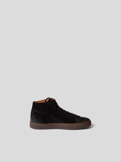 Doucal's High-Top-Sneaker aus Leder Schwarz 5